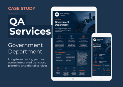 QA Case Study Government Transport Department